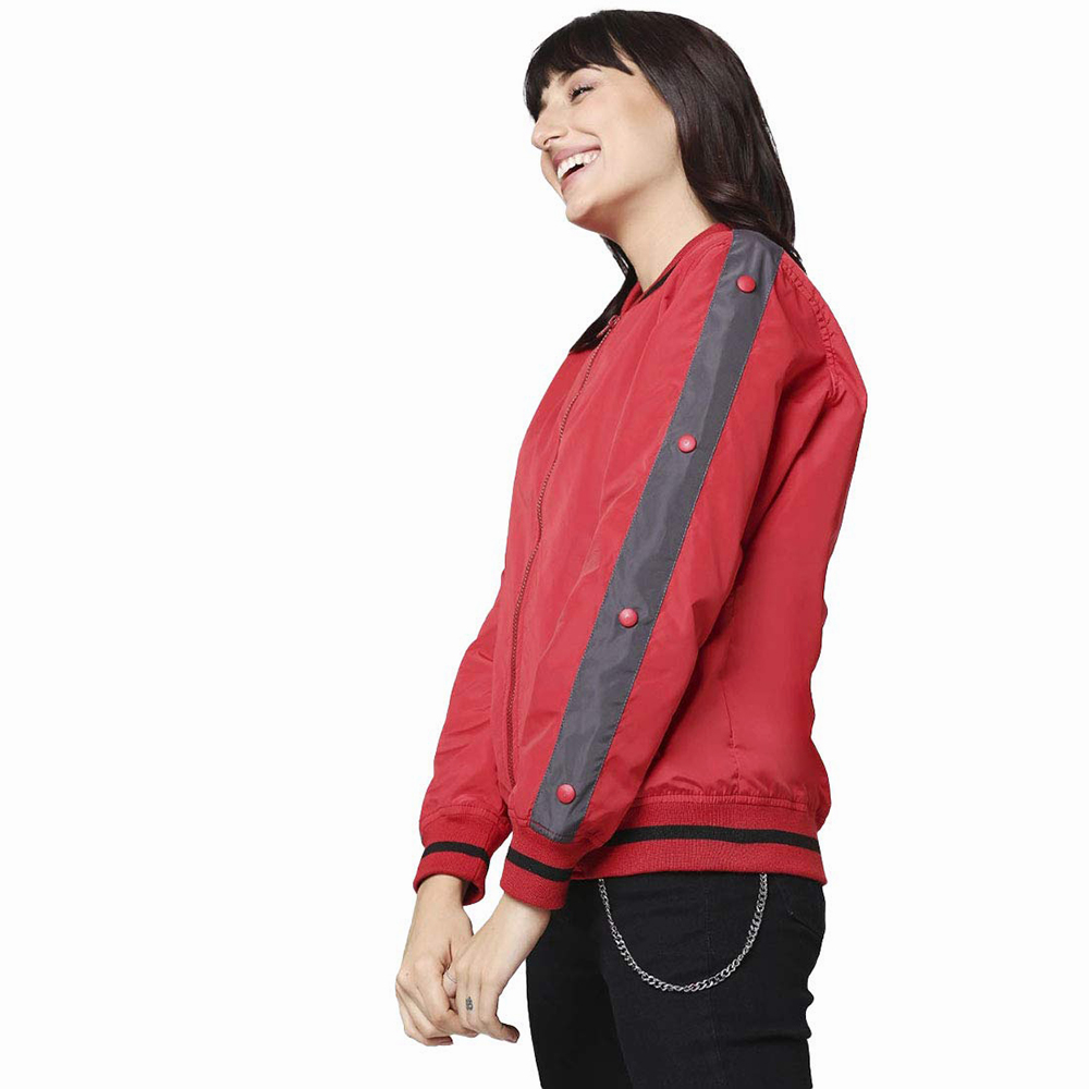 Hestic Sports Wear women bomber jacket wholesale winter ladies sports jacket custom print streetwear unisex floral bomber jackets